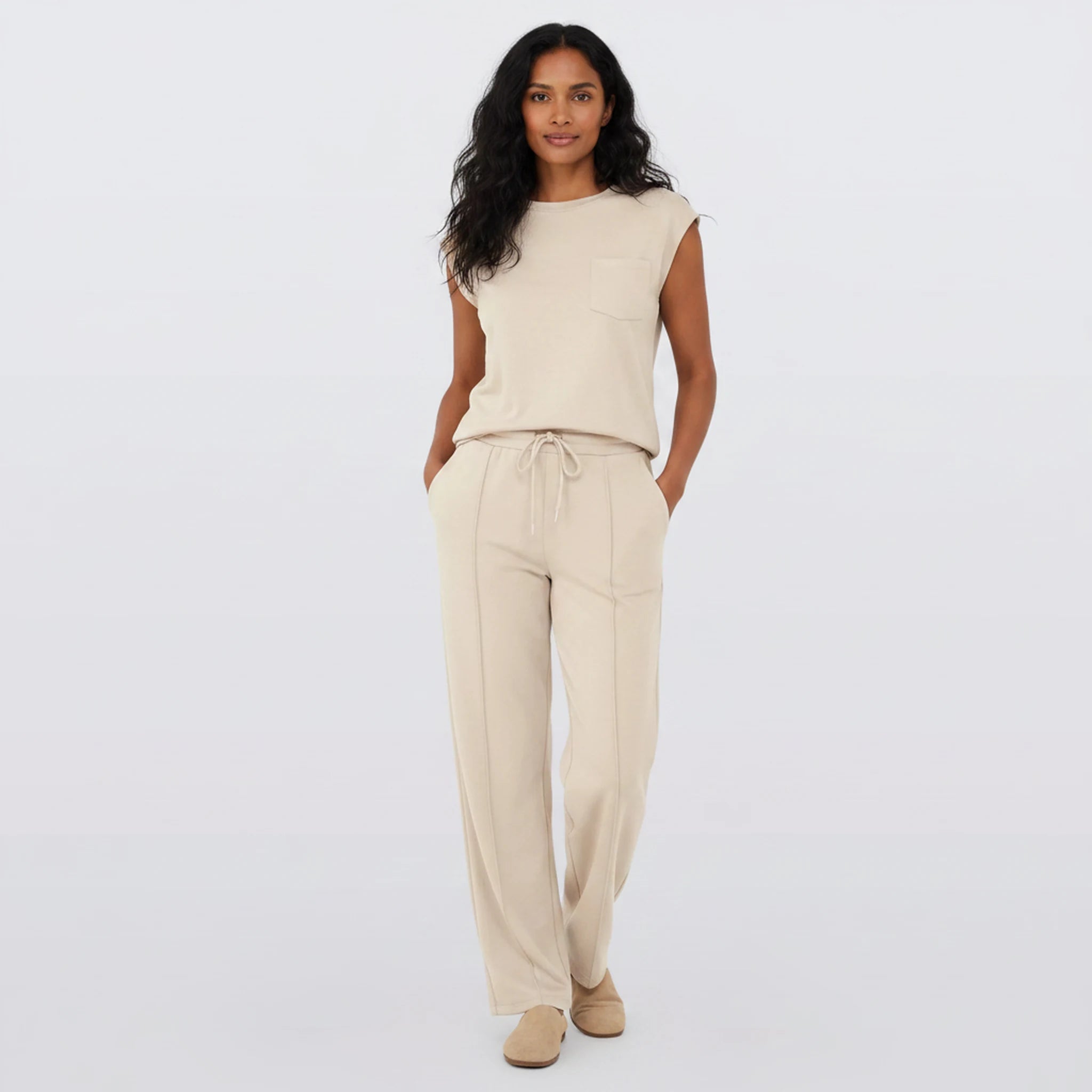 Alcove - Sleeveless Top and Wide-Leg Lounge Set