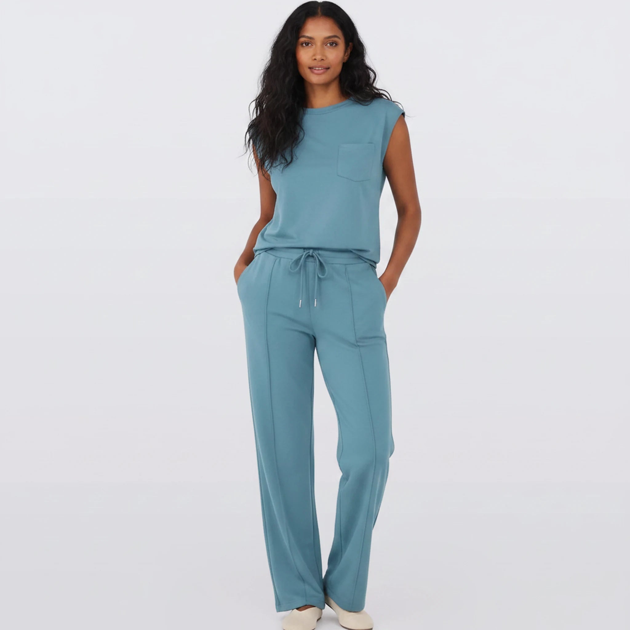 Alcove - Sleeveless Top and Wide-Leg Lounge Set