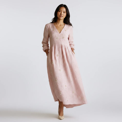 Caliste - Ditsy Floral Tiered Midi Dress