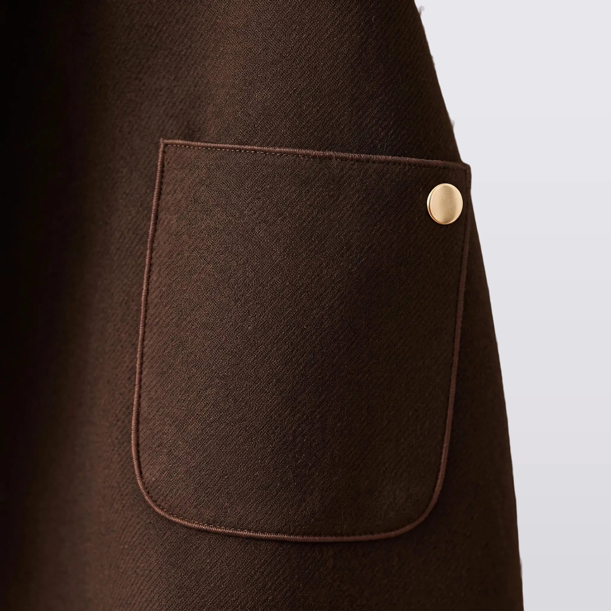 Cerelle - Hip-Length Notch-Lapel Coat