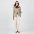 Cerelle - Hip-Length Notch-Lapel Coat