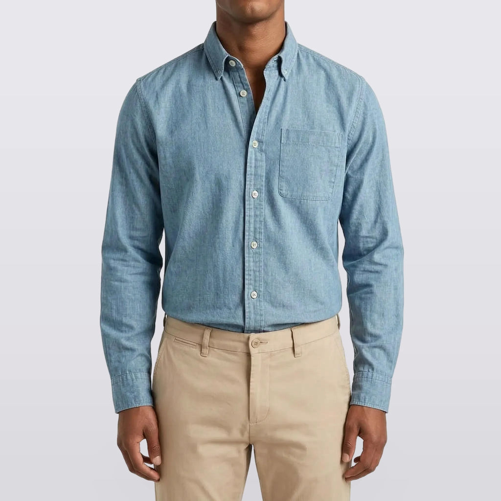 Corbin - Brushed Long-Sleeve Overshirt