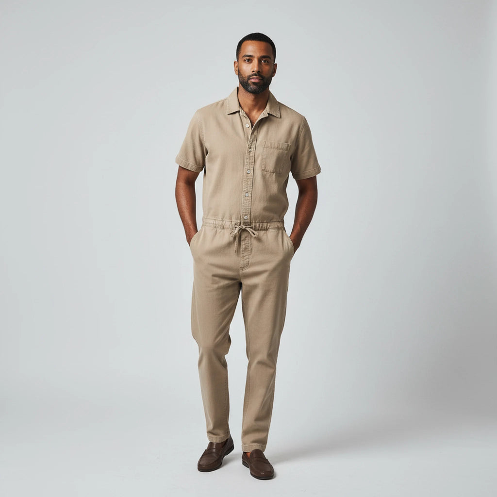Corbin - Brushed Long-Sleeve Overshirt