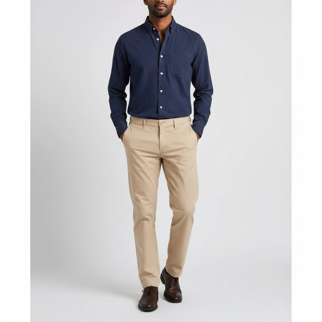 Corbin - Brushed Long-Sleeve Overshirt