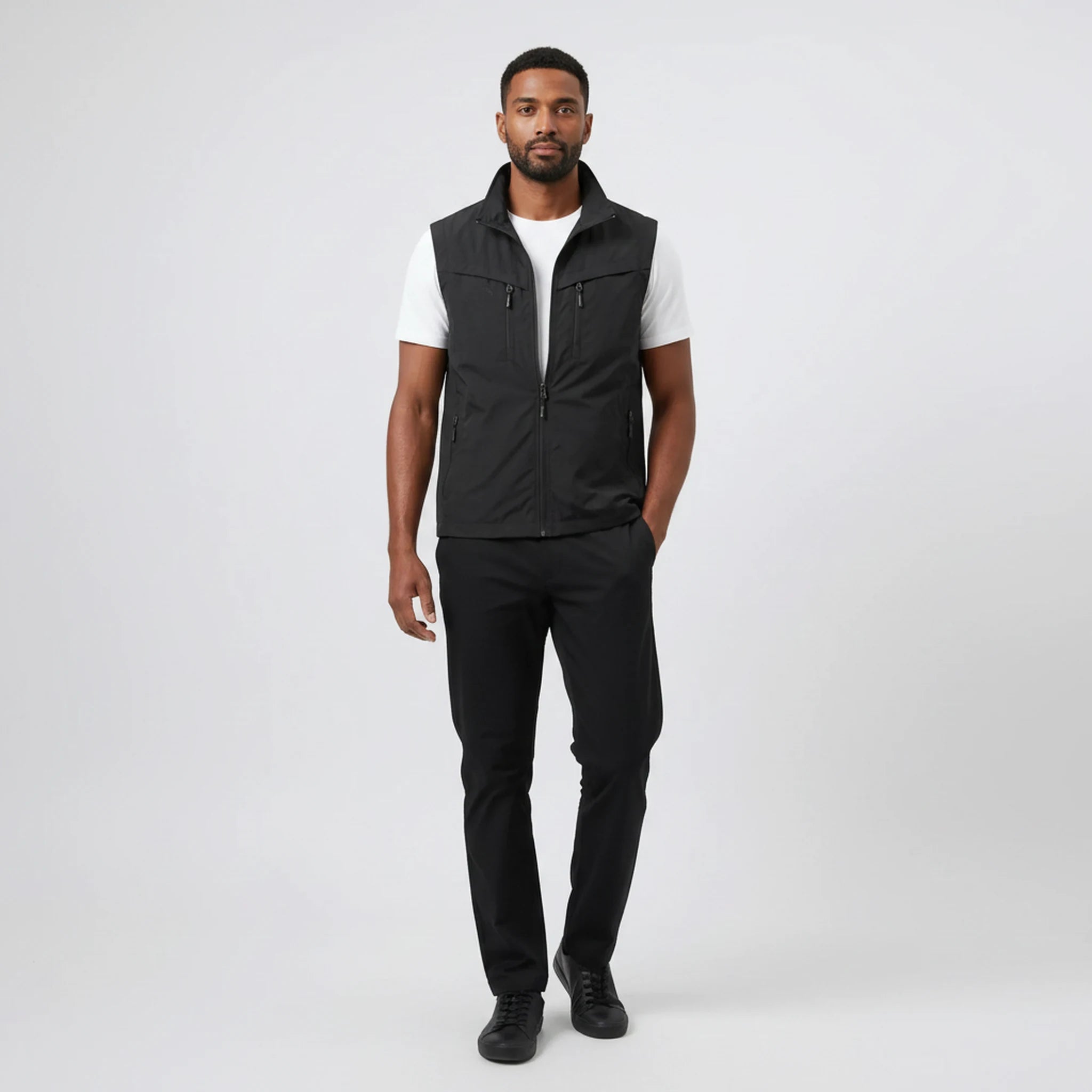 Garrick - Multi-Pocket Sleeveless Gilet