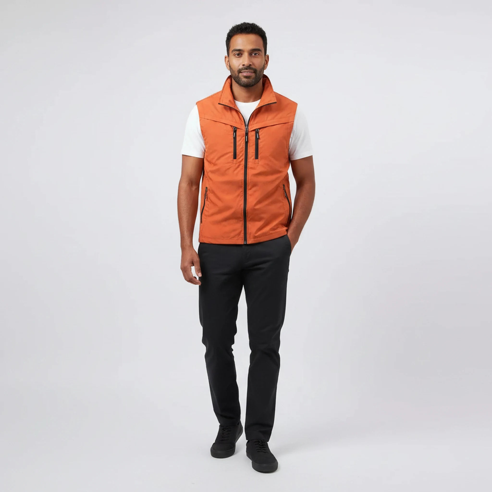 Garrick - Multi-Pocket Sleeveless Gilet