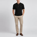 Halden - Waffle-Textured Short-Sleeve Henley