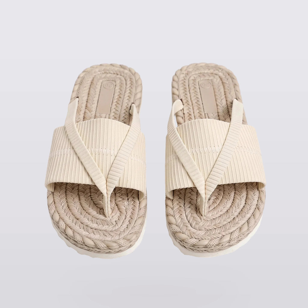 Ilaria - Padded Toe-Loop Flat Sandals