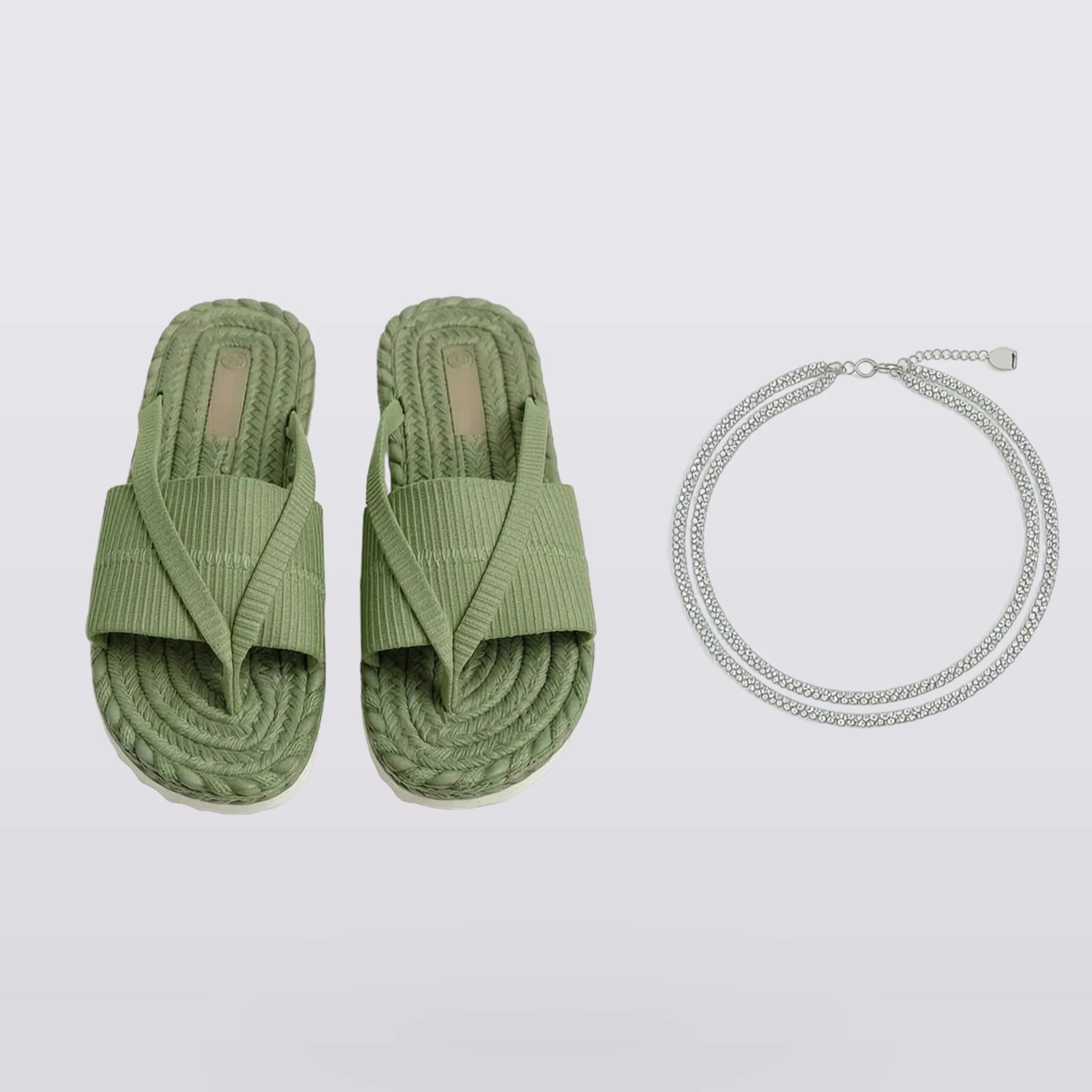 Ilaria - Padded Toe-Loop Flat Sandals