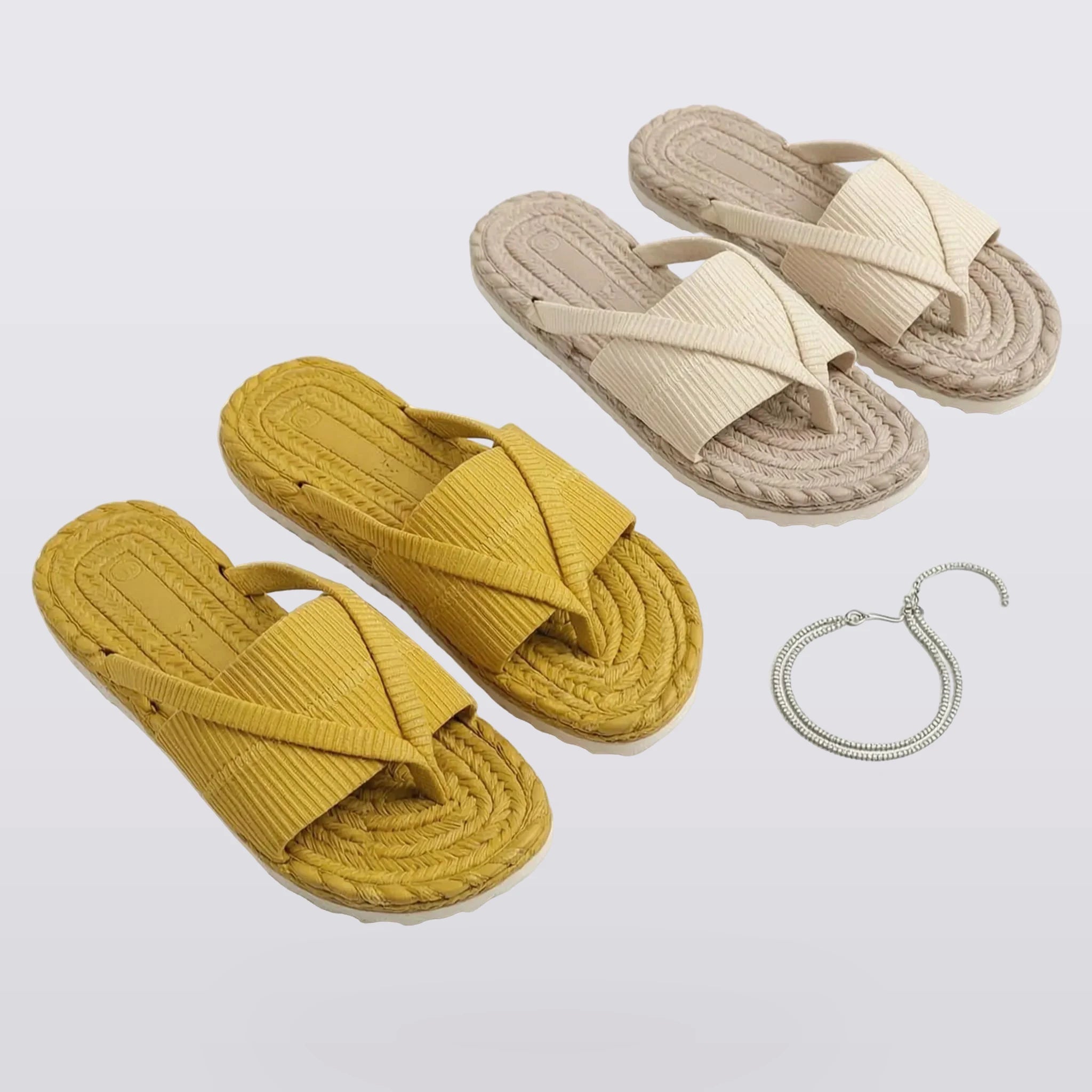 Ilaria - Padded Toe-Loop Flat Sandals