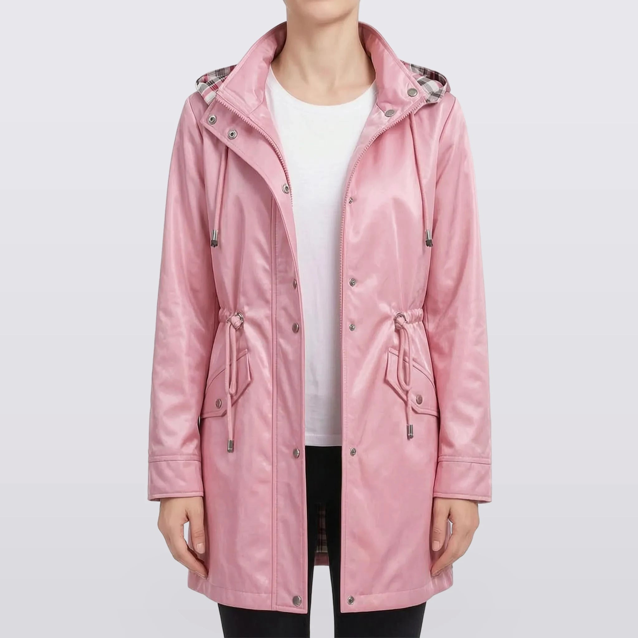 Norvale - Longline Hooded Zip Jacket