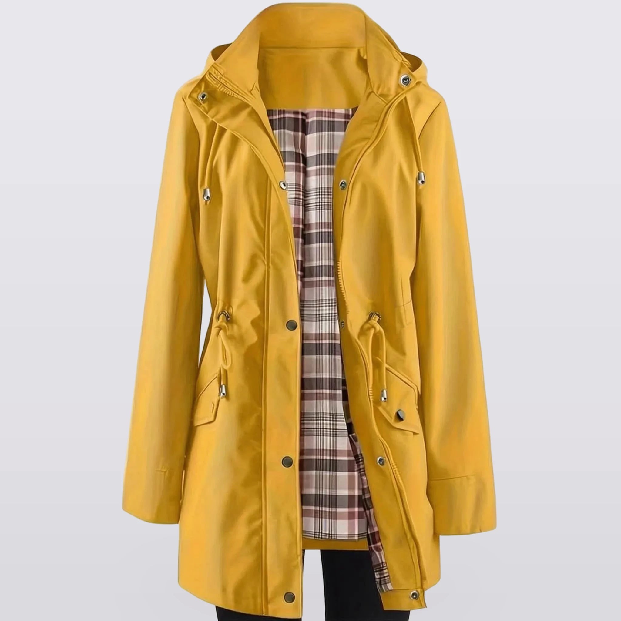 Norvale - Longline Hooded Zip Jacket