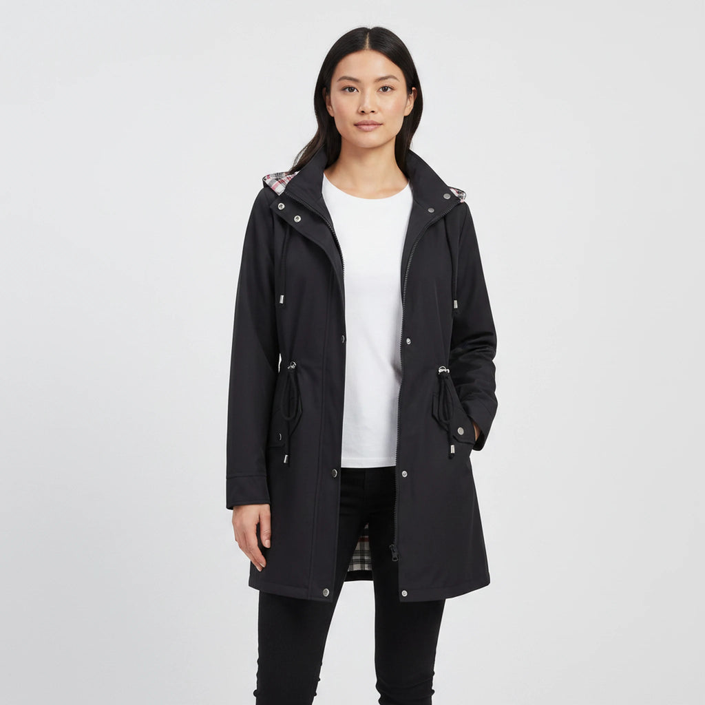 Norvale - Longline Hooded Zip Jacket