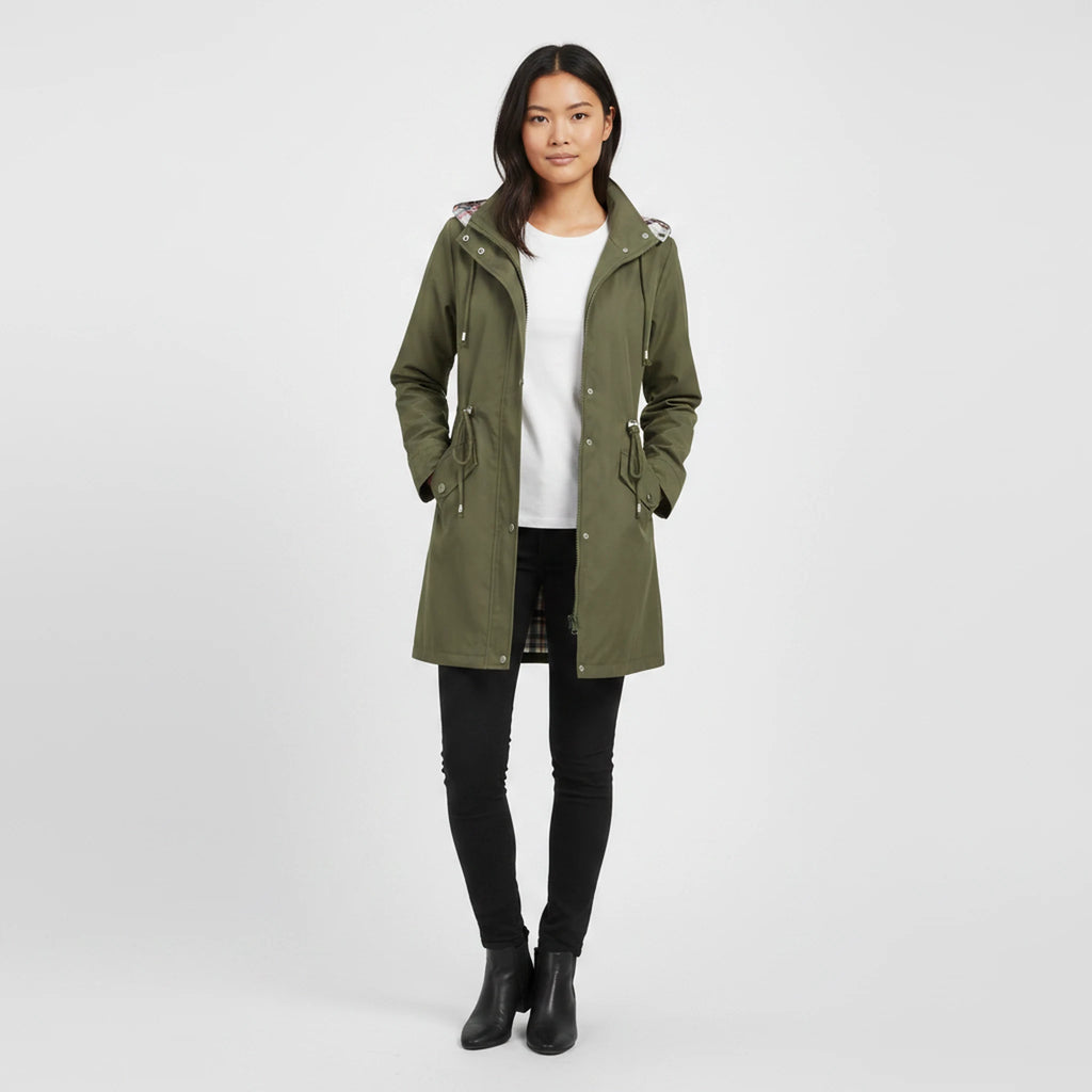 Norvale - Longline Hooded Zip Jacket