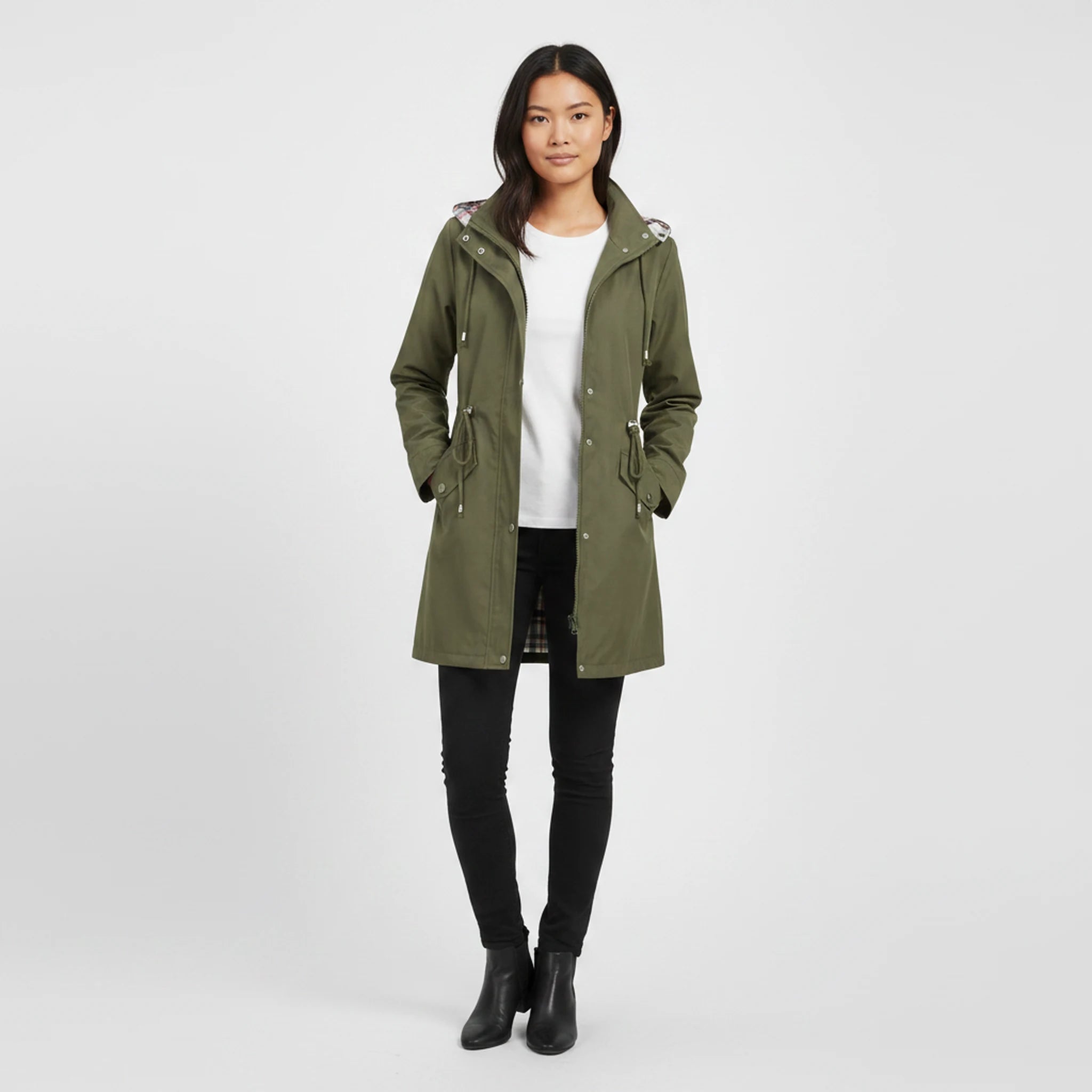 Norvale - Longline Hooded Zip Jacket