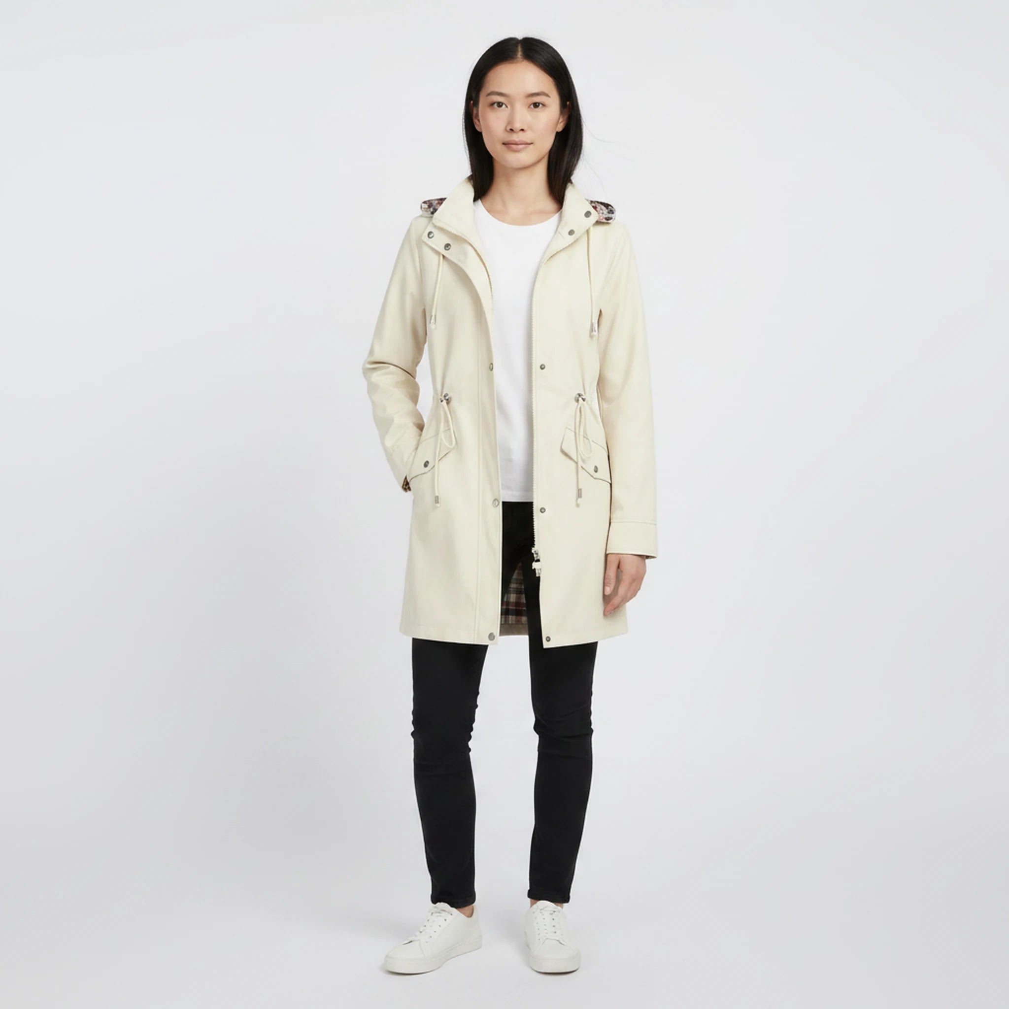 Norvale - Longline Hooded Zip Jacket
