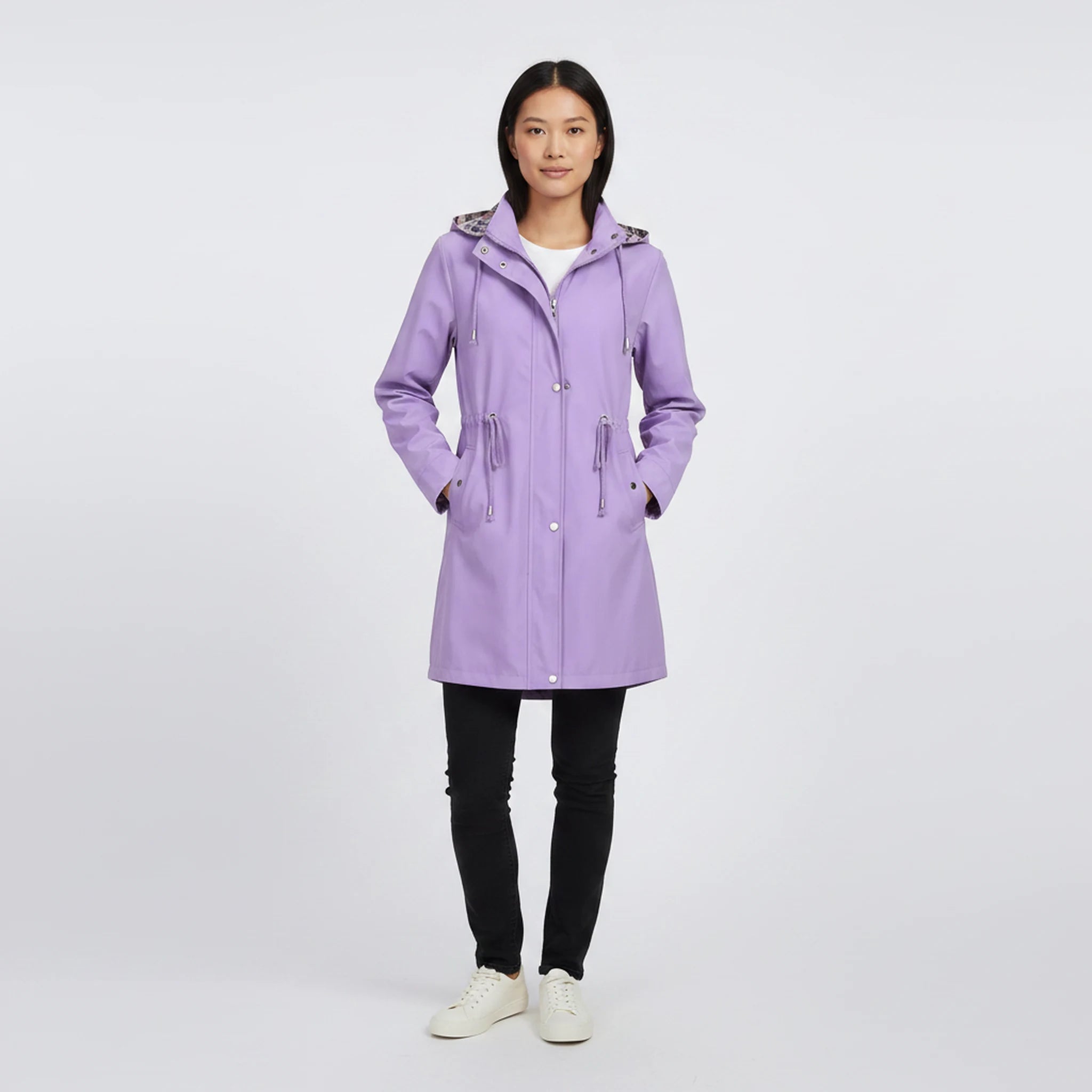 Norvale - Longline Hooded Zip Jacket